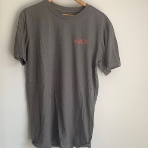 RVCA Charcoal Gray Short Sleeve Tee